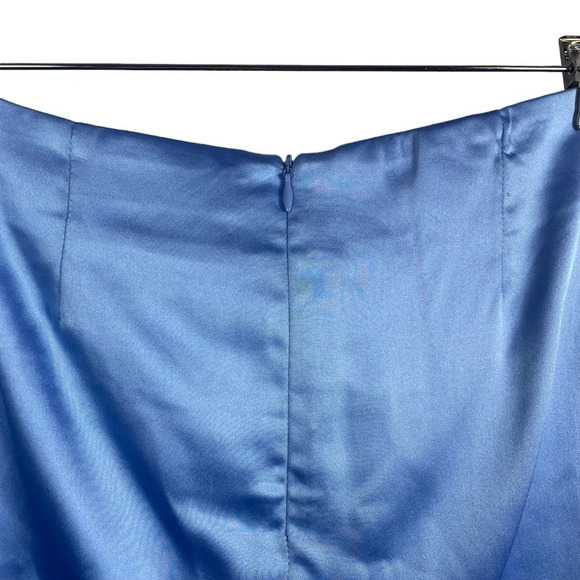 NWOT Tiger Mist Satin Mini Skirt in Baby Blue Size S - Picture 7 of 13